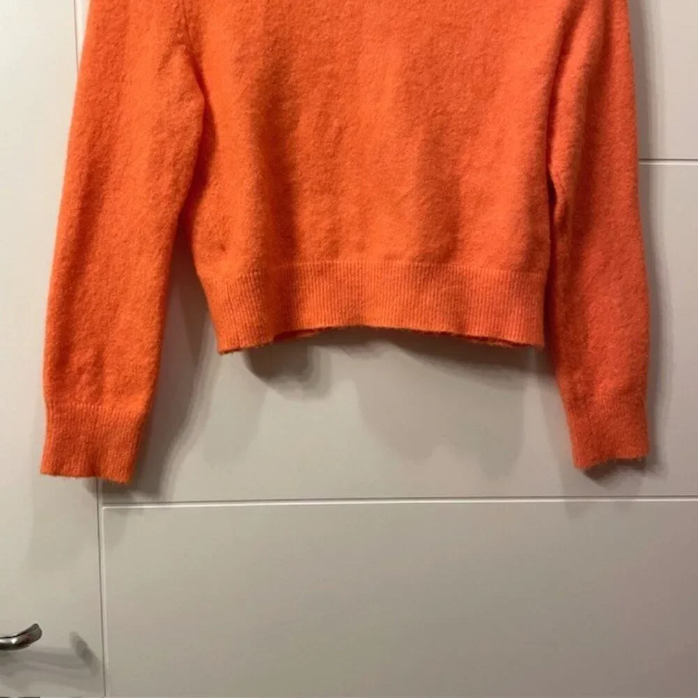 Aerie Campus Cool Plush Cardigan Button Front Size Medium Peach Coral